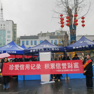 农发行贵州分行铜仁分行开展“珍爱信用记录，积累信誉财富”征信宣传活动